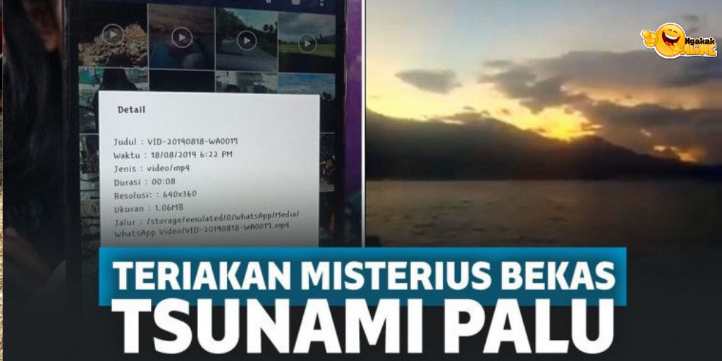 Viral ! Video Menyeramkan Berisi Suara Teriakan Korban Tsunami, Benarkah?